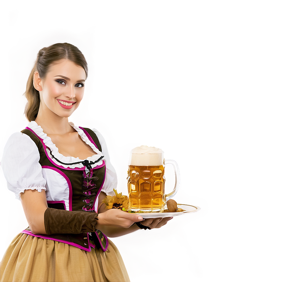 Oktoberfest Serving Wench Png Fqu97