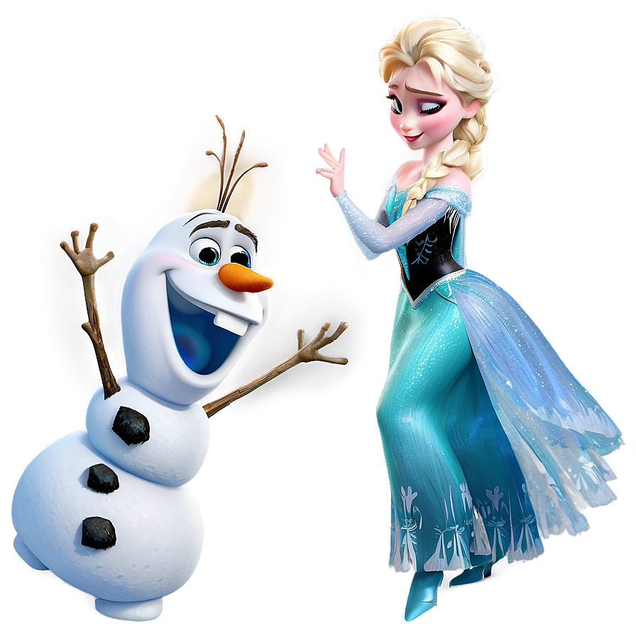 Olaf And Elsa Magic Png Roh75