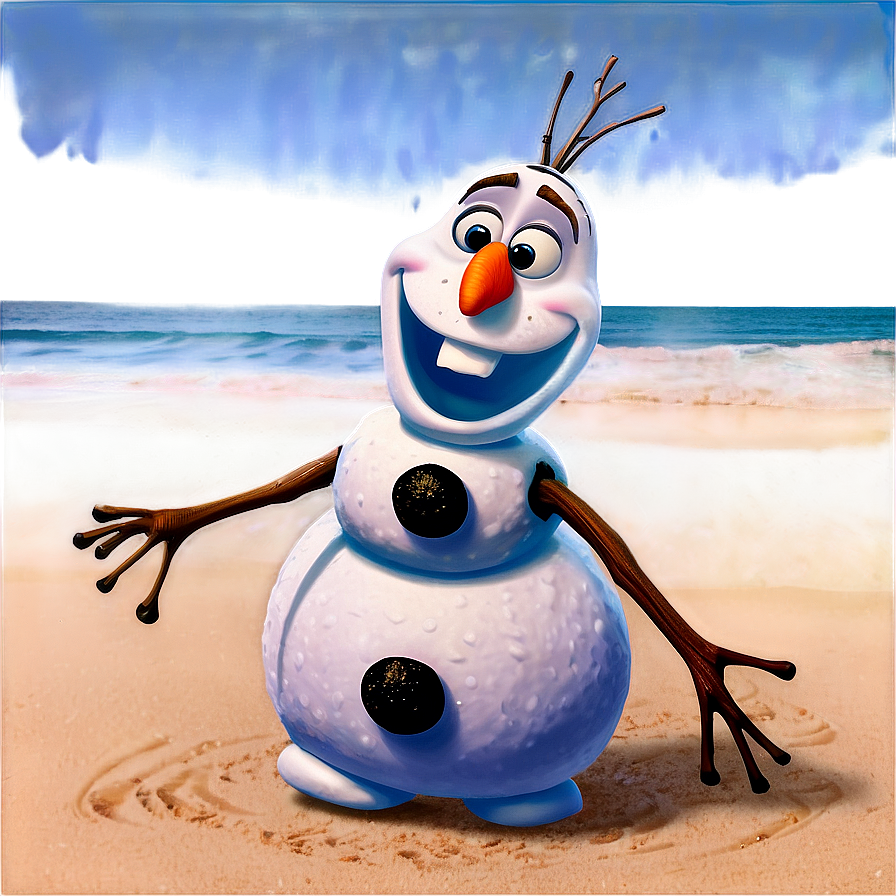 Olaf Beach Day Png Fap52