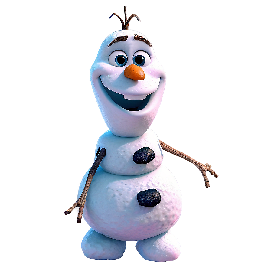 Olaf Glitter Effect Png Hox