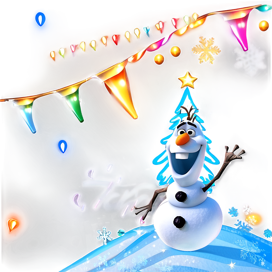 Olaf's Christmas Celebration Png 59