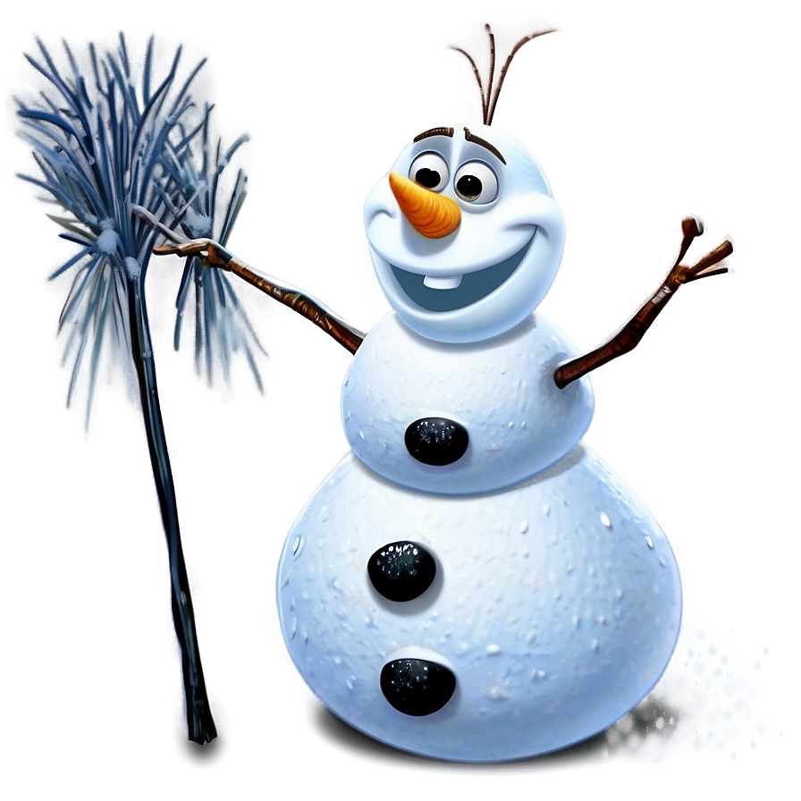 Olaf Snow Art Png Kfb