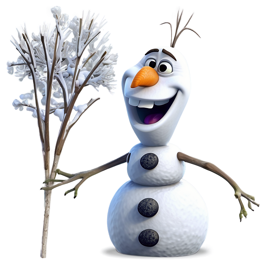 Olaf Snowman Cartoon Png 06132024