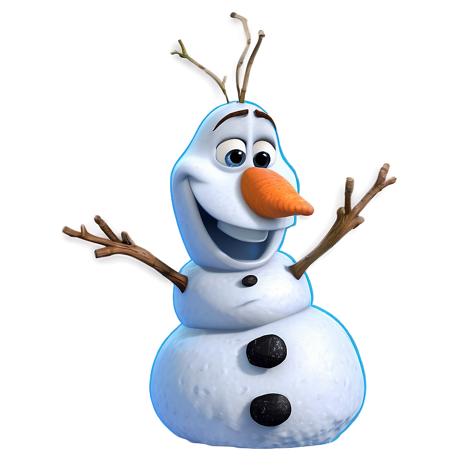 Olaf Snowman Frozen Png 06272024