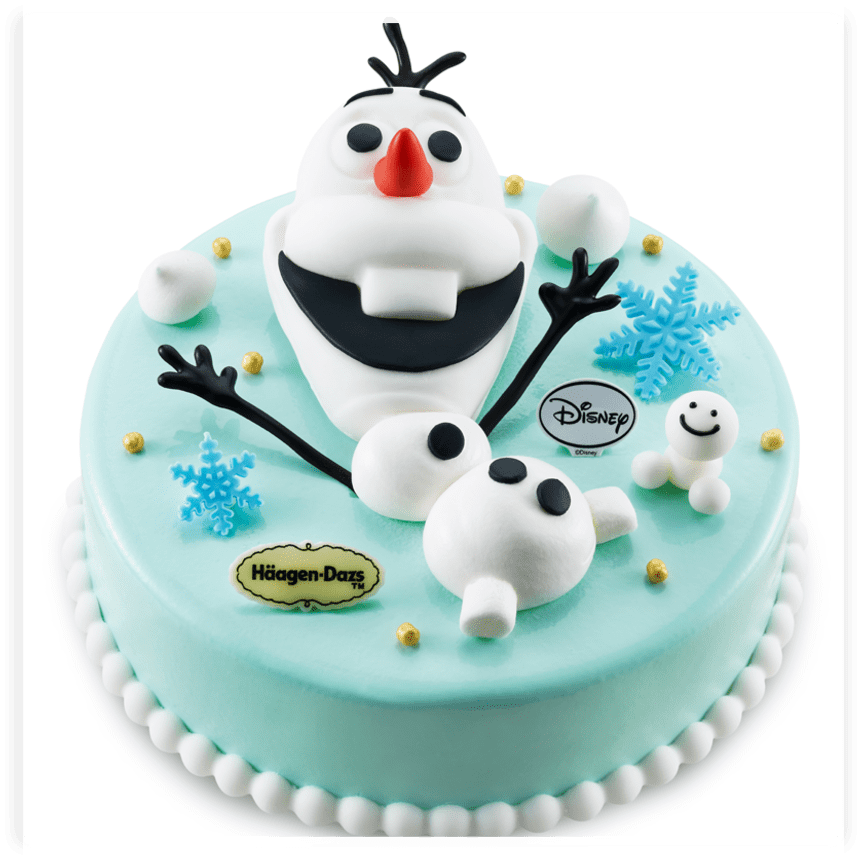 Olaf Themed Disney Cake