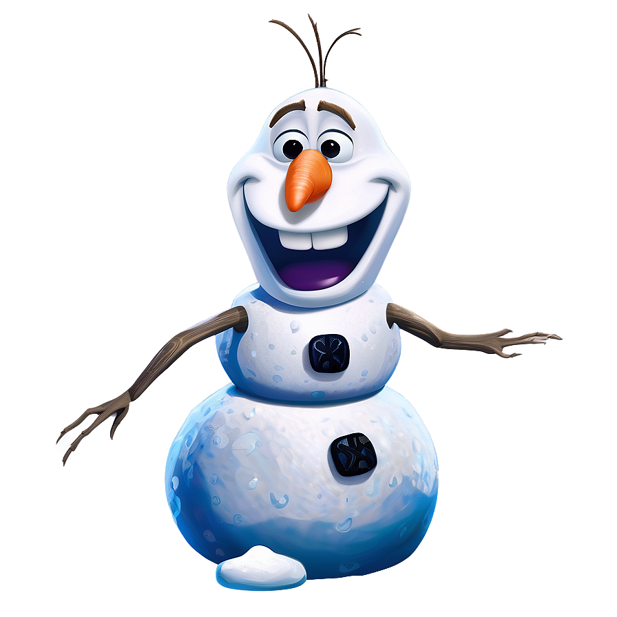 Olaf Winter Scene Png 32