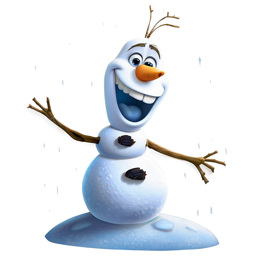 Olaf Winter Scene Png 57