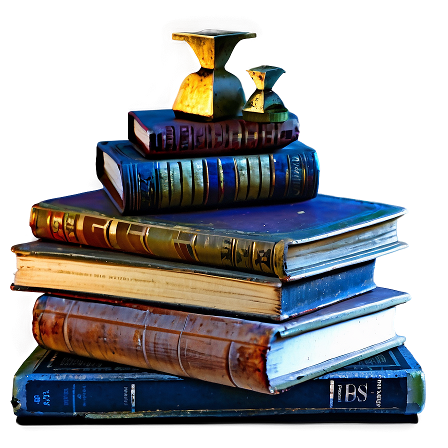 Old Books Pile Png 57