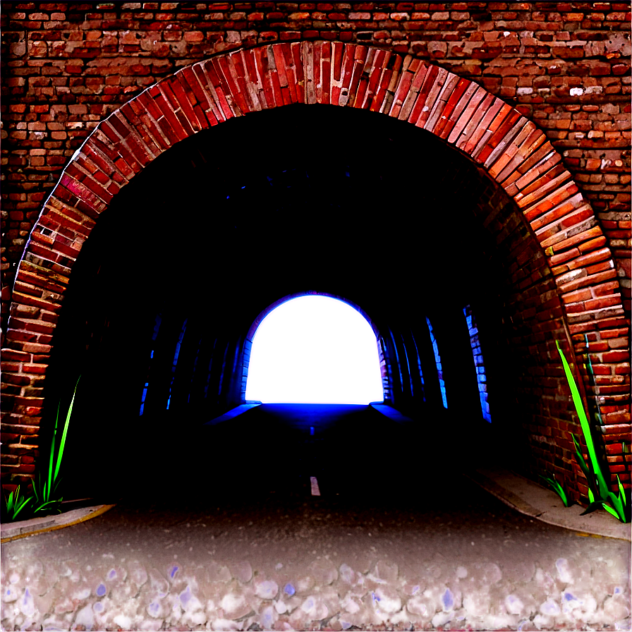 Old Brick Tunnel Png Dct61