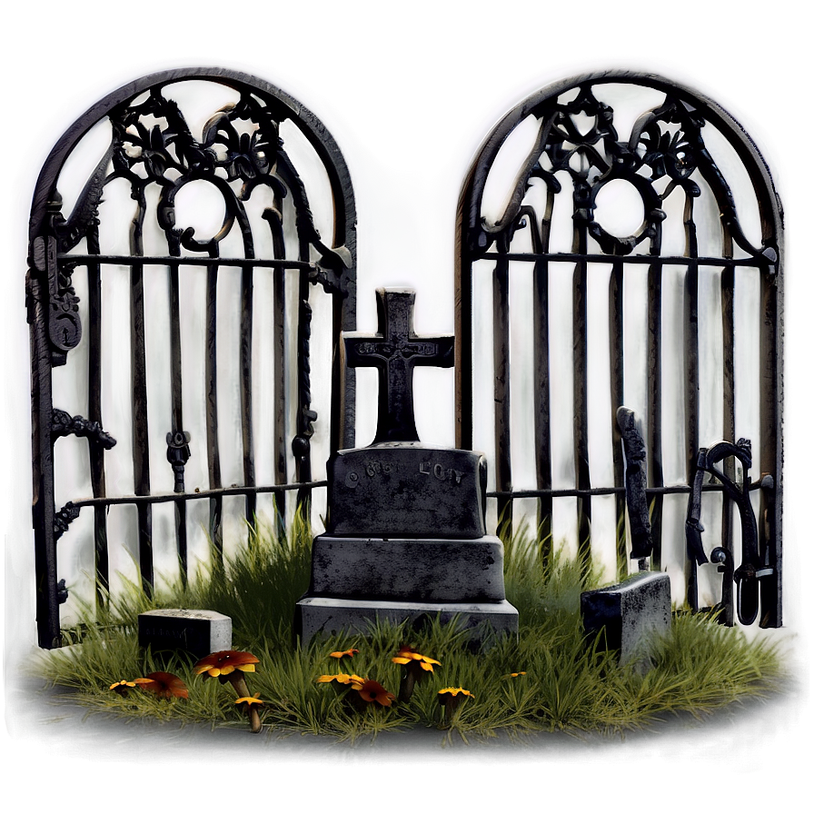 Old Creepy Cemetery Png 06202024