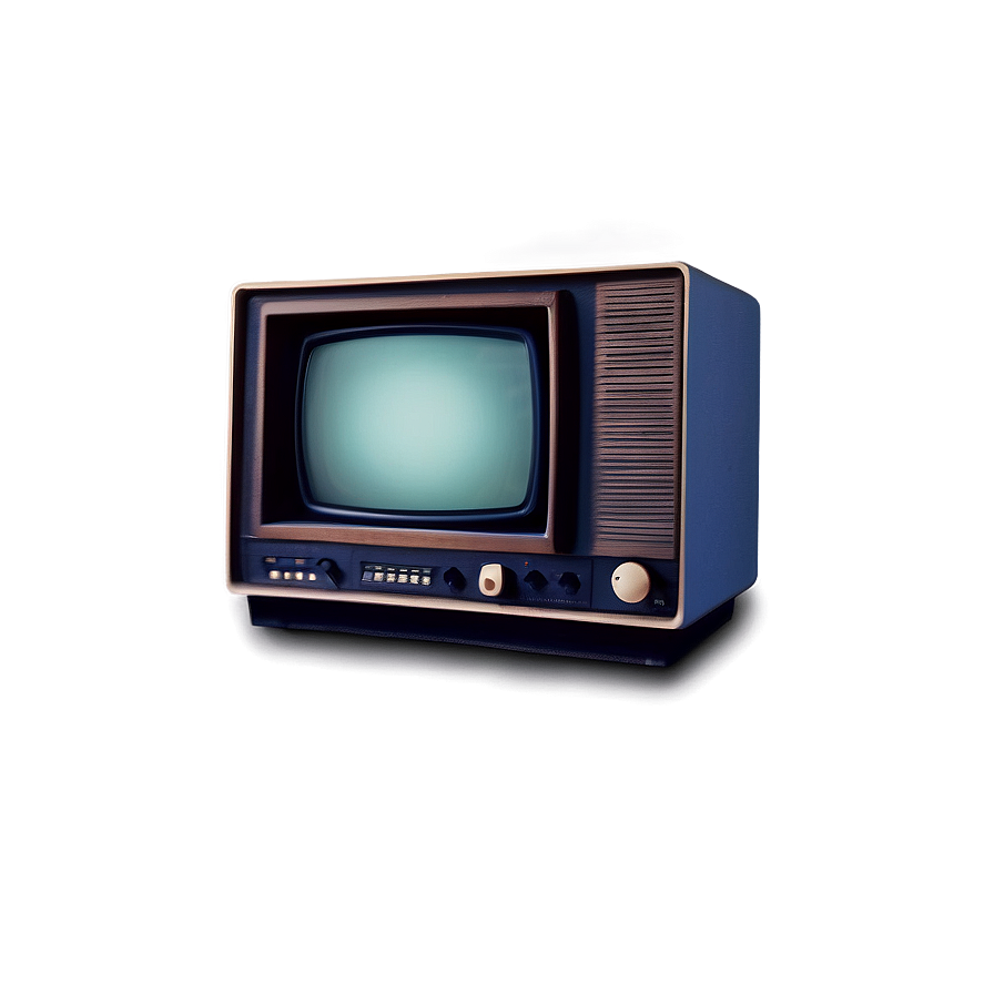 Old Crt Television Png Pux