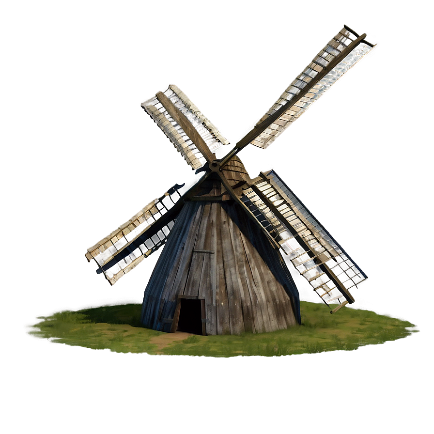 Old Farm Windmill Png Bet72