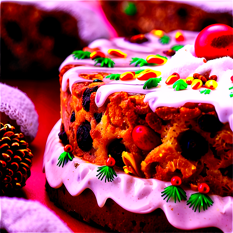 Old-fashioned Christmas Fruitcake Png 36