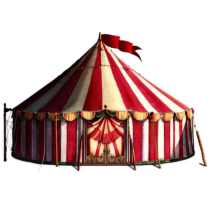 Old-fashioned Circus Tent Png 06132024