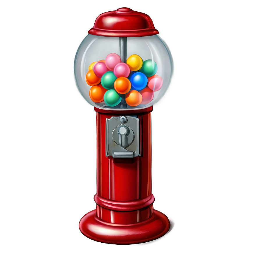 Old-fashioned Gumball Machine Png Uxa