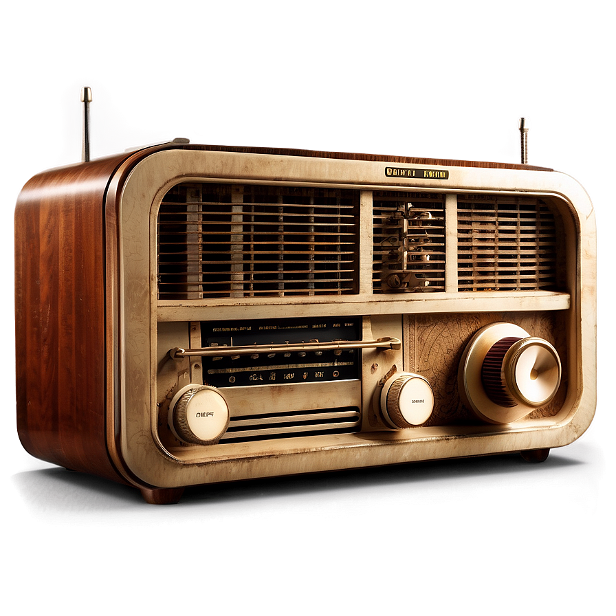 Old-fashioned Radio Png 49