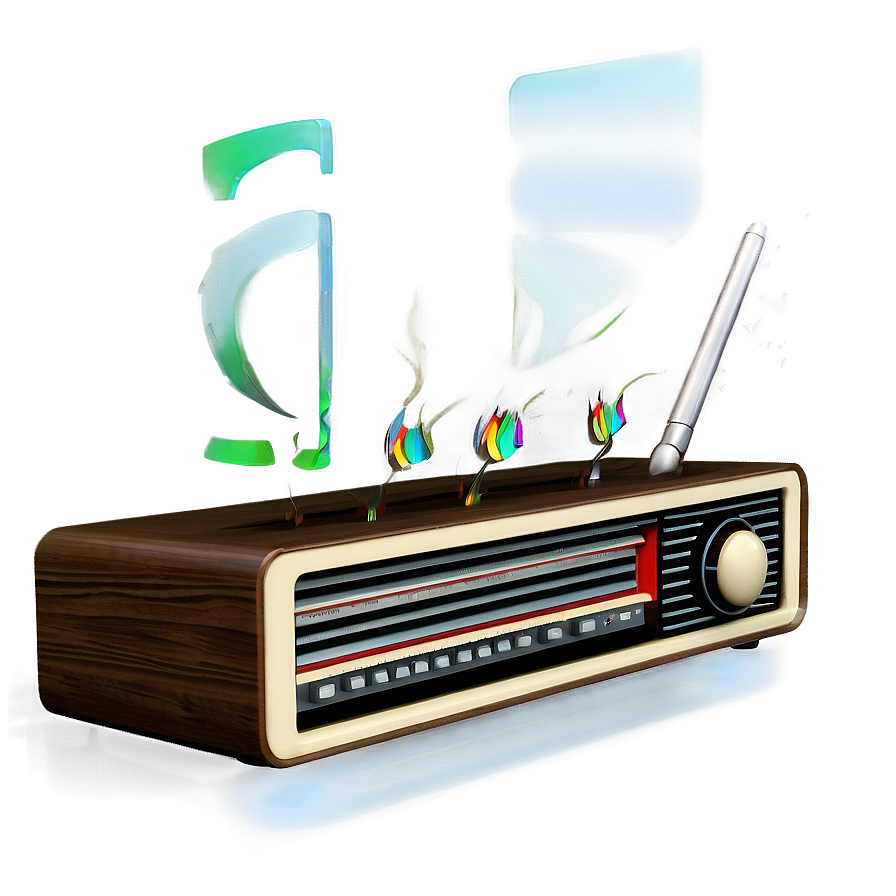 Old-fashioned Radio Png Qwc