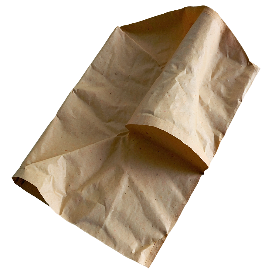 Old Folded Paper Texture Png 2