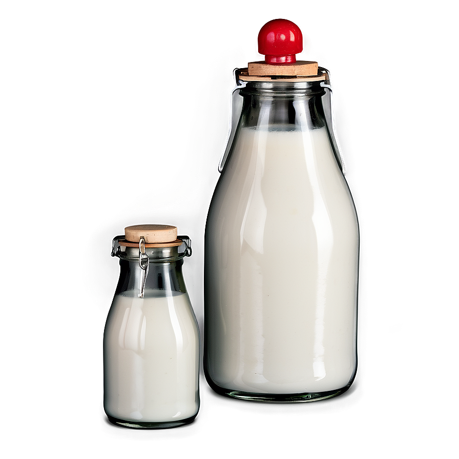 Old Glass Milk Bottle Png Pkh