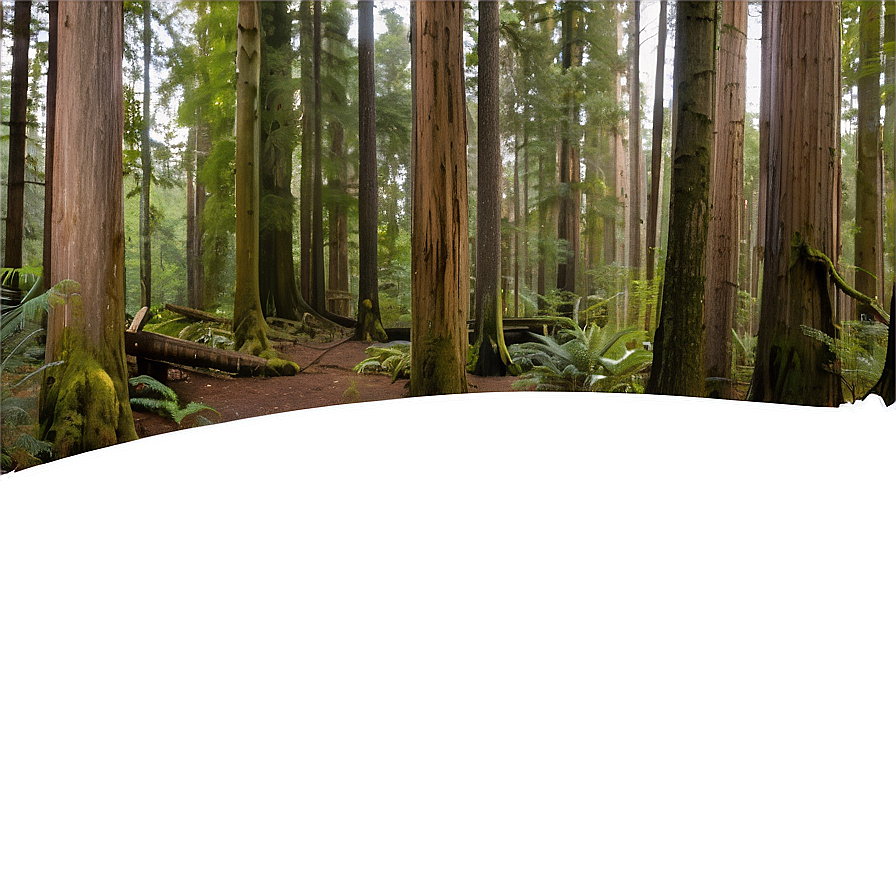 Old Growth Forest Panorama Png 75