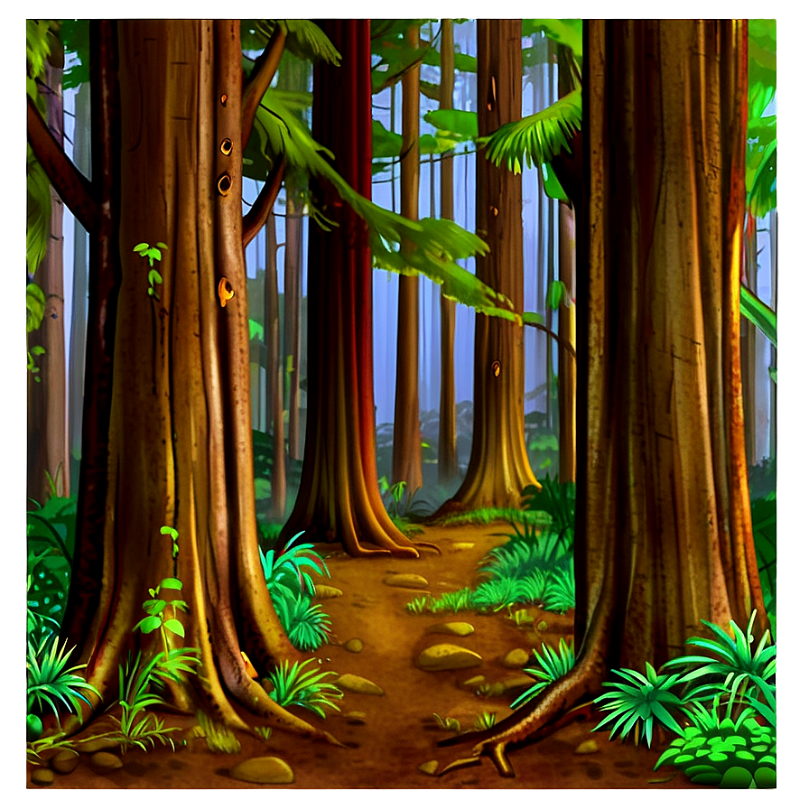 Old Growth Forest Woods Png 25