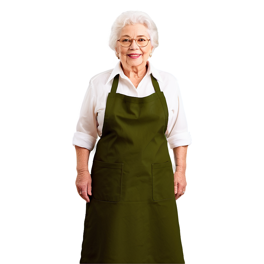 Old Lady In Apron Png Ymf