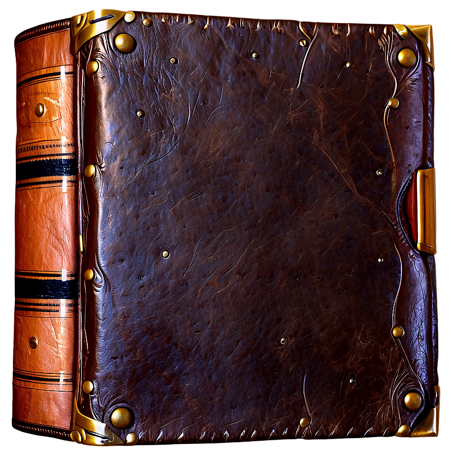 Old Leather Book Texture Png 12