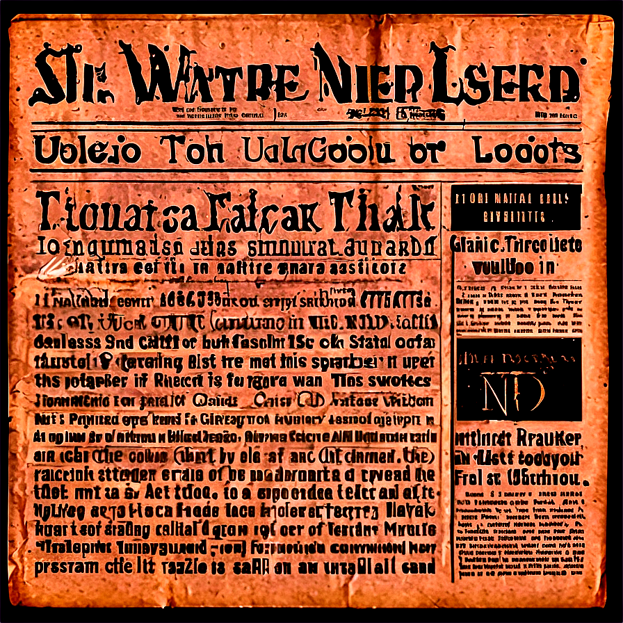 Old Newspaper Texture Png Etx