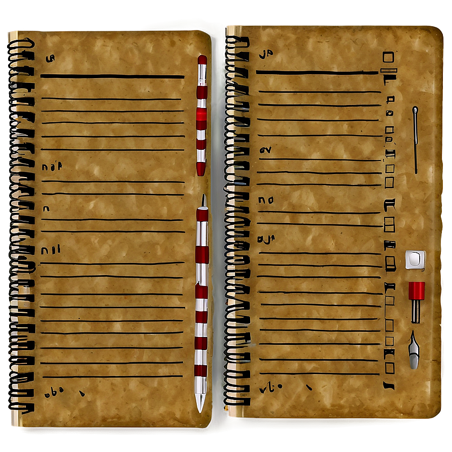 Old Notebook Page Png Ktt