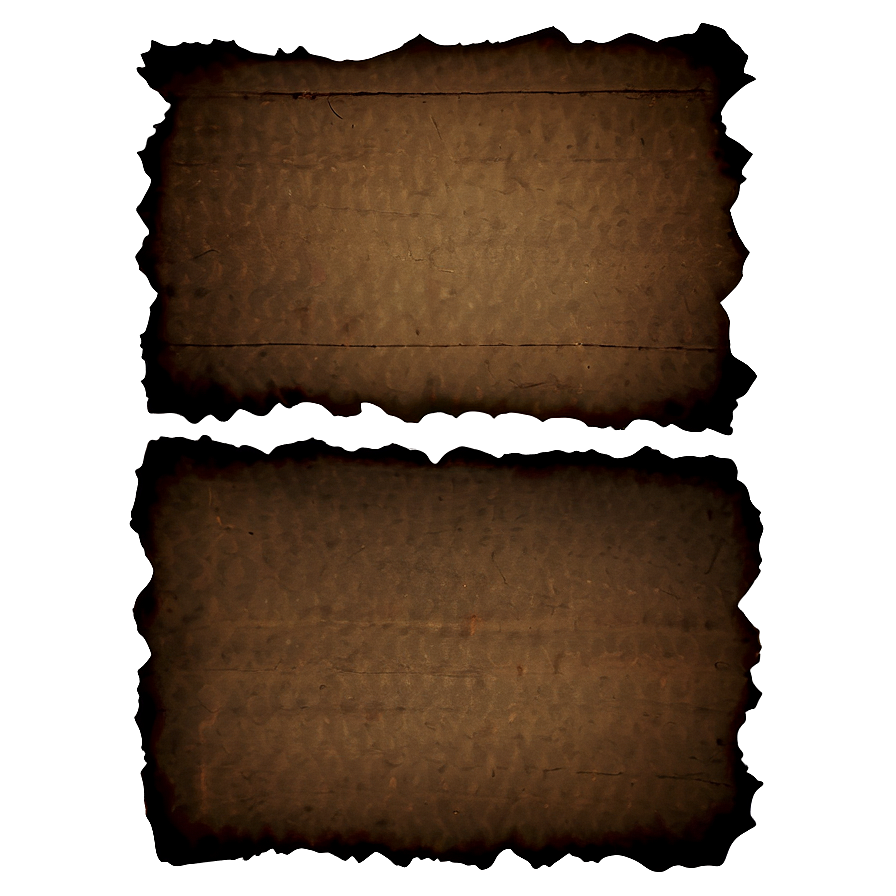 Old Paper Texture With Burned Edges Png 06252024