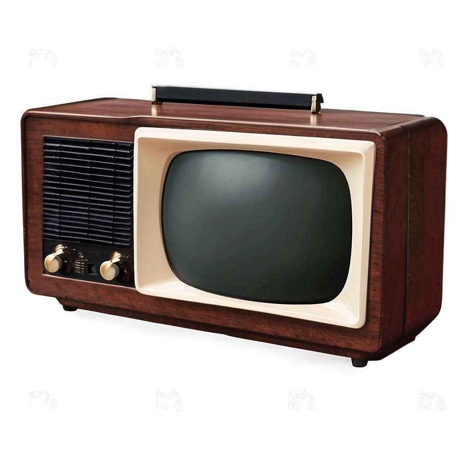 Old Portable Television Png Scn