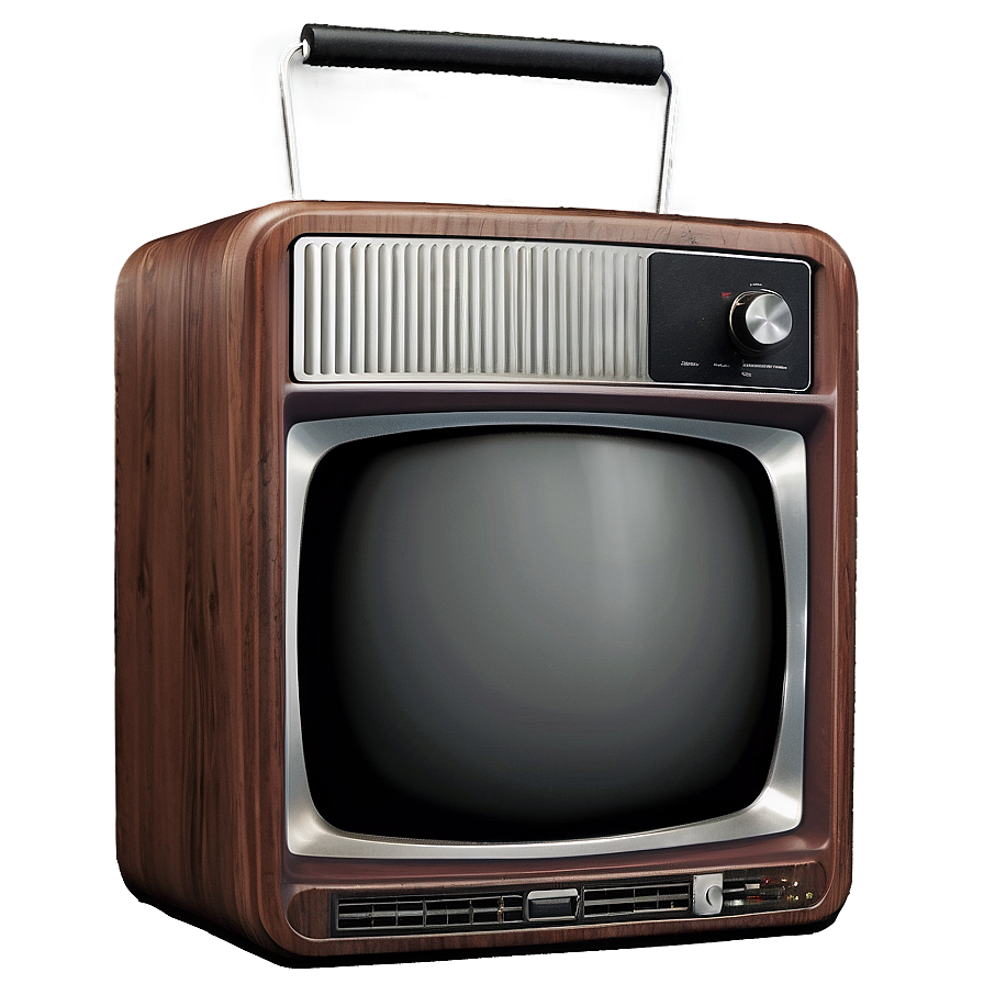 Old Portable Television Png Tsn