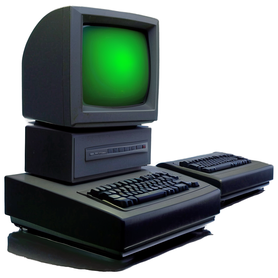 Old School 90s Computer Setup Png 48