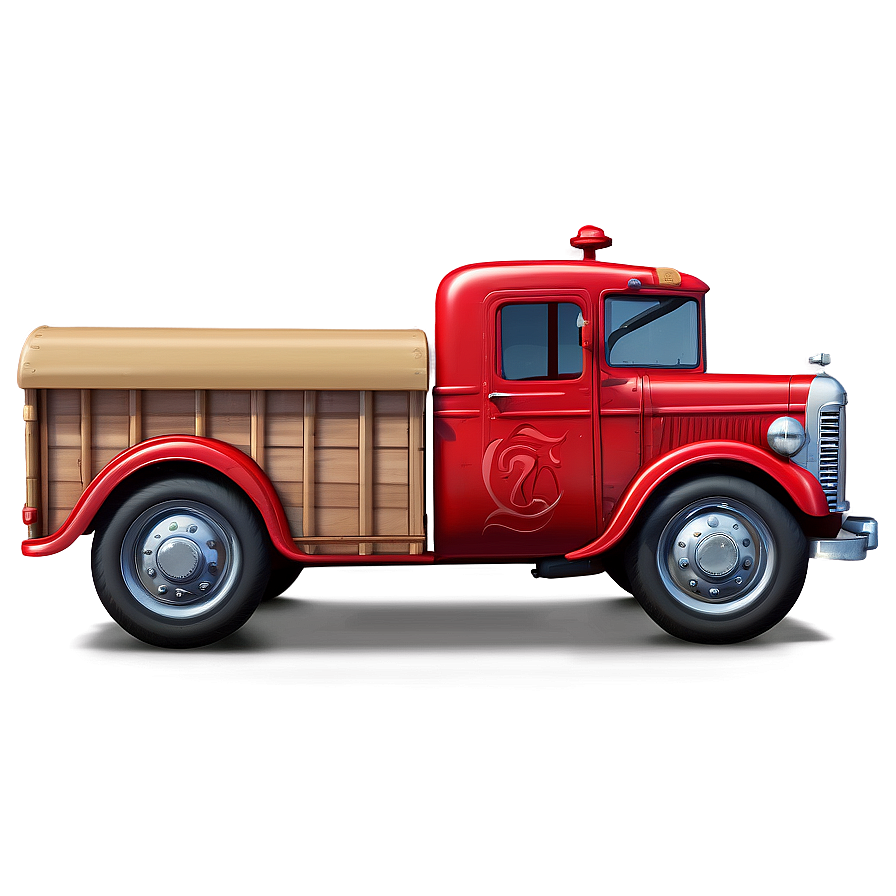 Old School Mail Truck Png 69