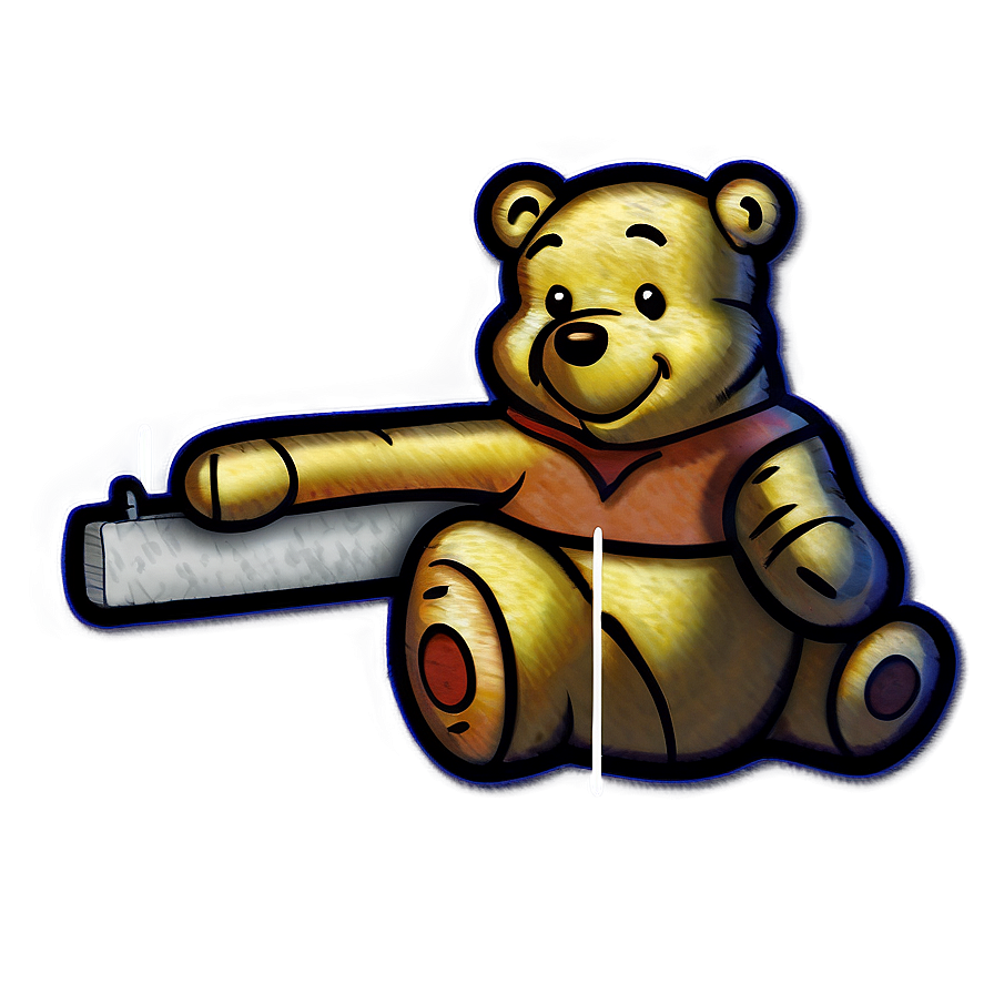 Old School Pooh Artwork Png 79