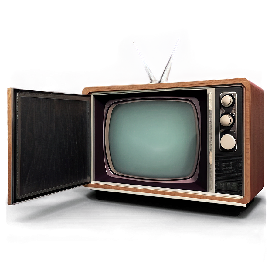 Old School Television Png Gim