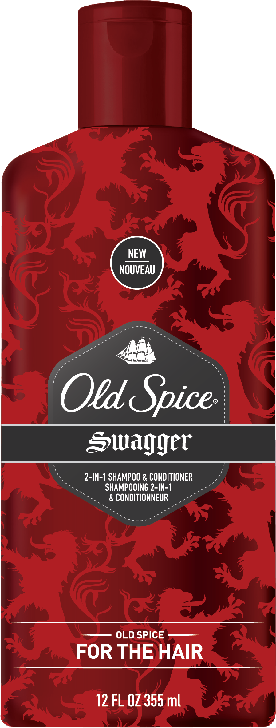 Old Spice Swagger Shampoo Conditioner Bottle