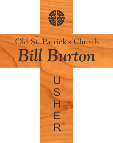 Old St Patricks Church Usher Badge