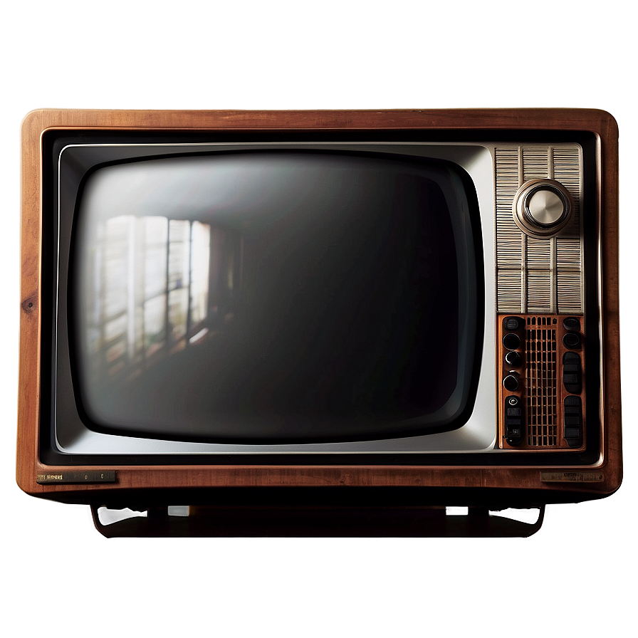 Old-style Television Display Png 05252024