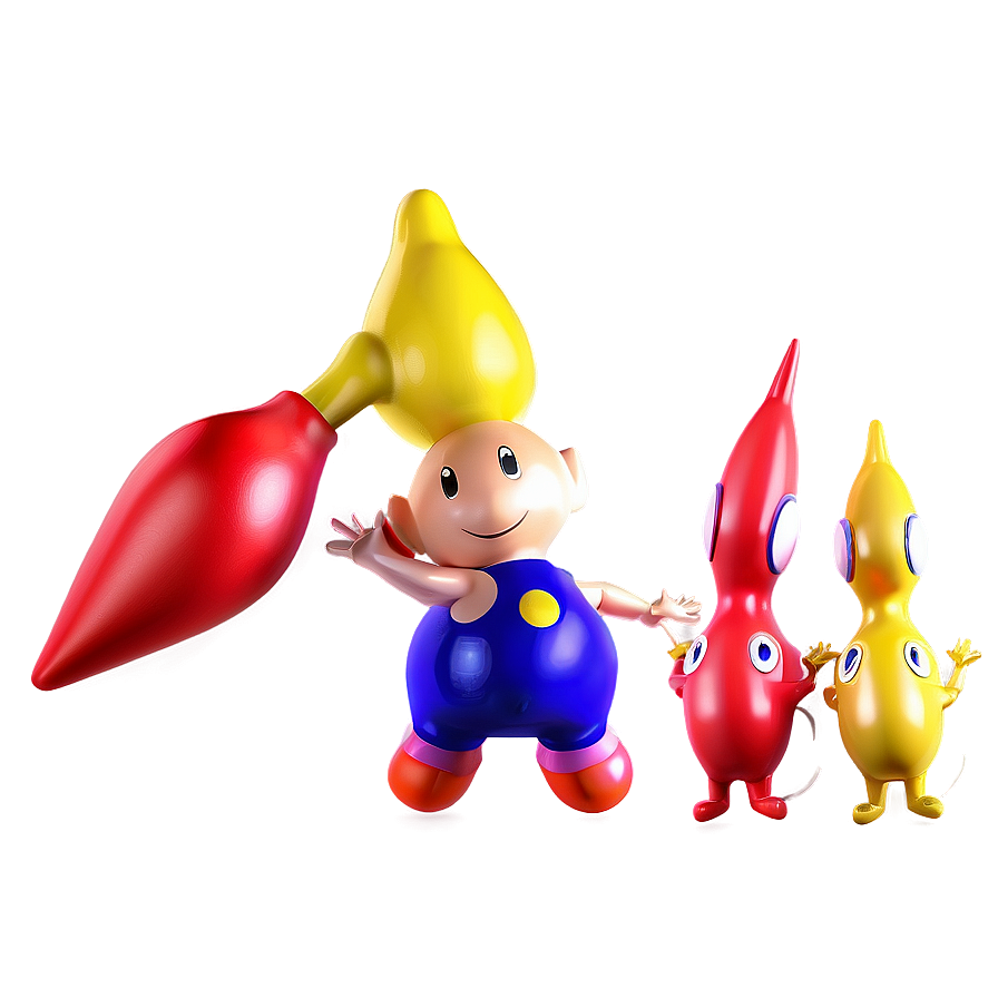 Olimar And Yellow Pikmin Png Rwb80