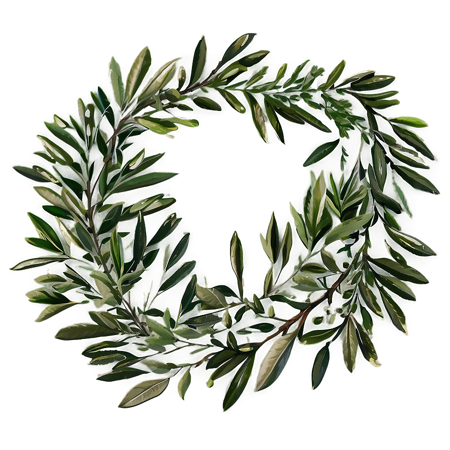 Olive Branch Garland Png 55