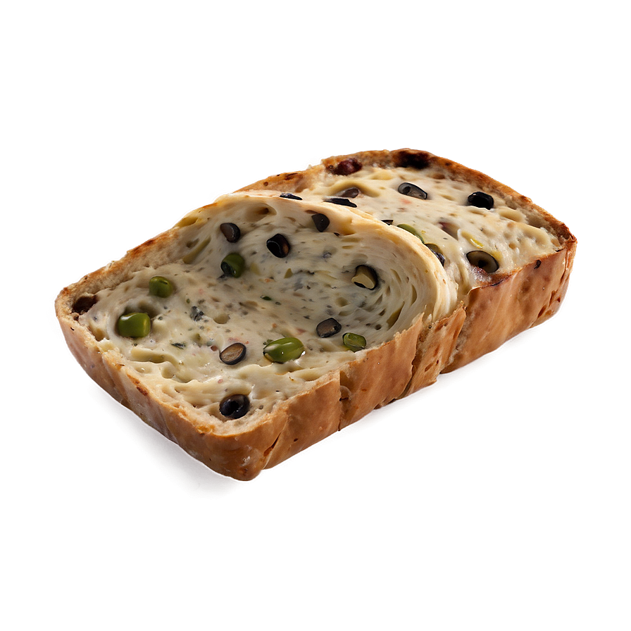 Olive Bread Slice Png 06132024