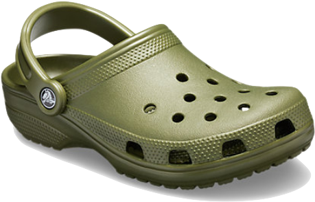 Olive Green Croc Sandal