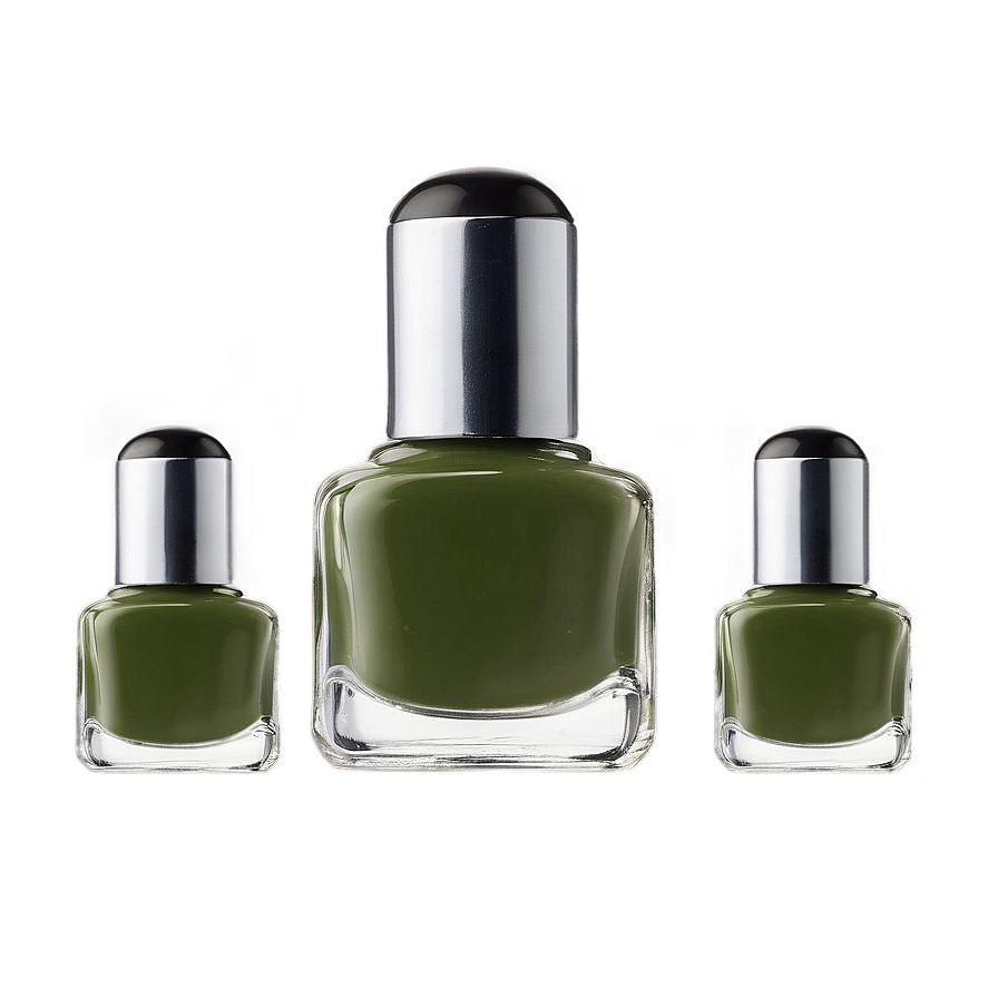 Olive Green Nail Polish Bottle Png Tfu60