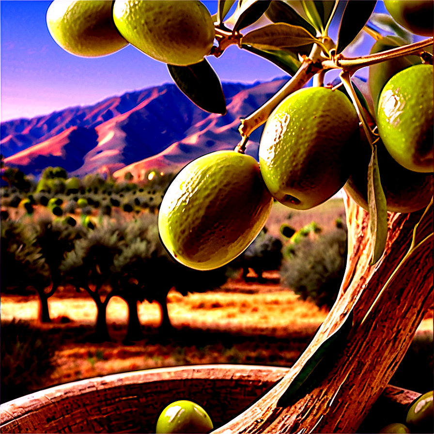 Olive Harvest Scene Png Lyv43