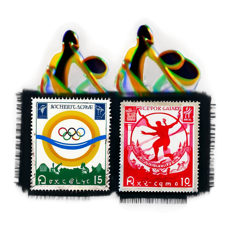 Olympic Games Postage Stamp Png 06122024