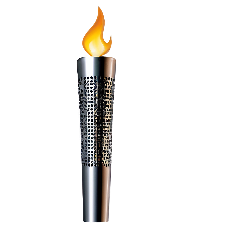 Olympic Torch With Flag Png Cgl24