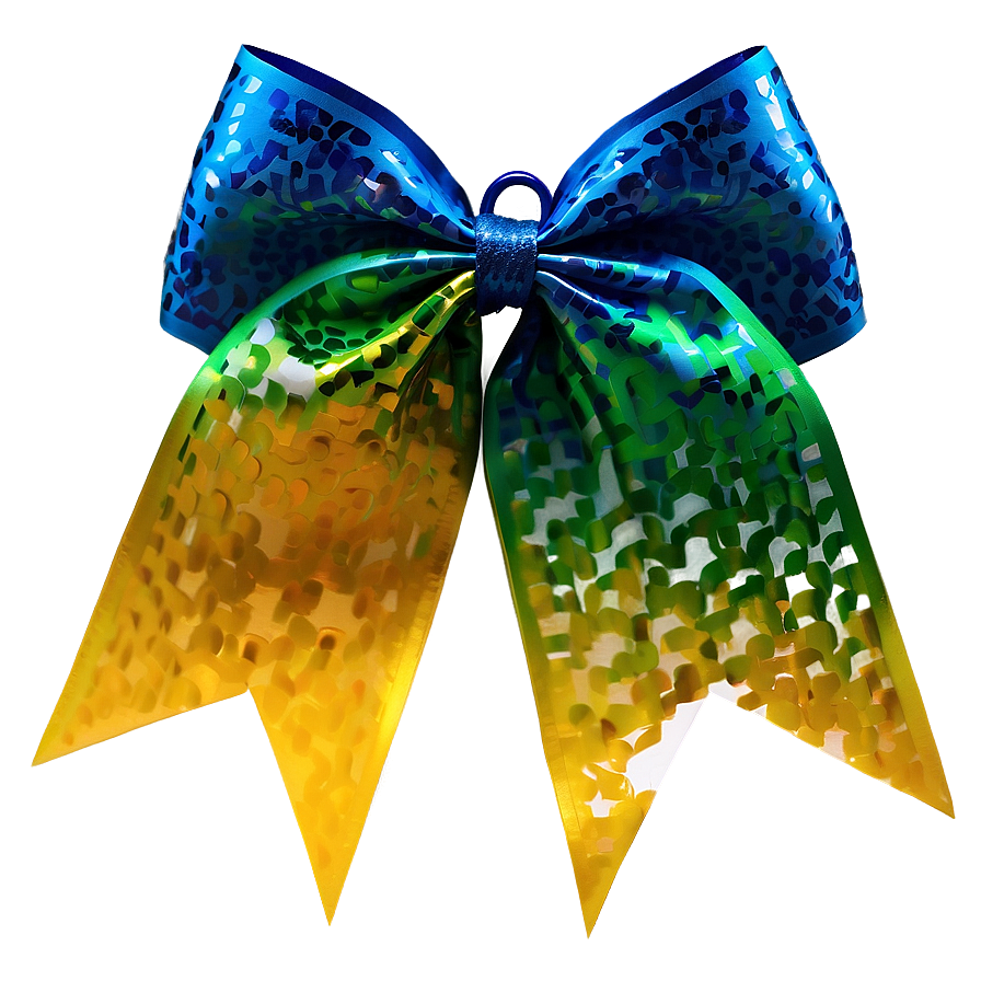 Ombre Cheer Bow Png 06212024