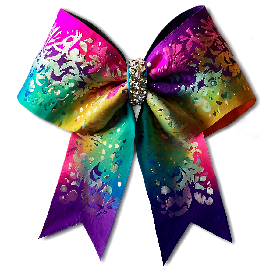 Ombre Cheer Bow Png Lqy32