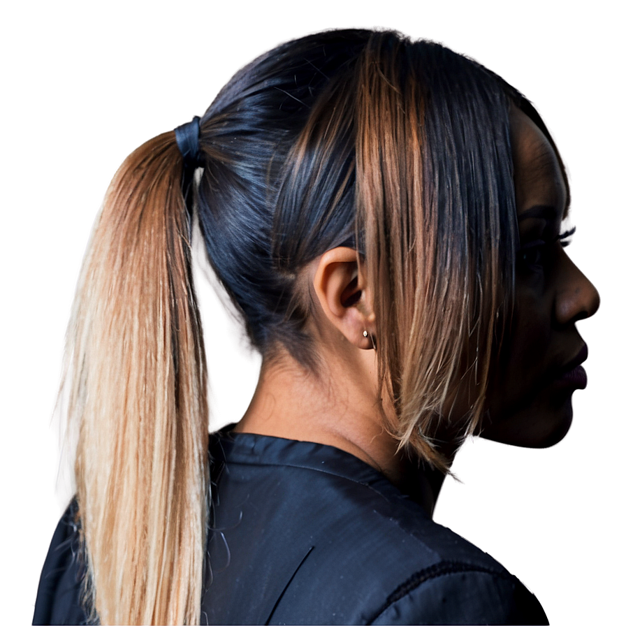 Ombre Ponytail Fashion Png 64